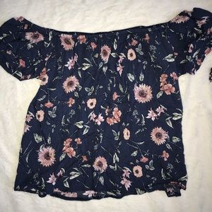 American Eagle off-the-shoulder shirt